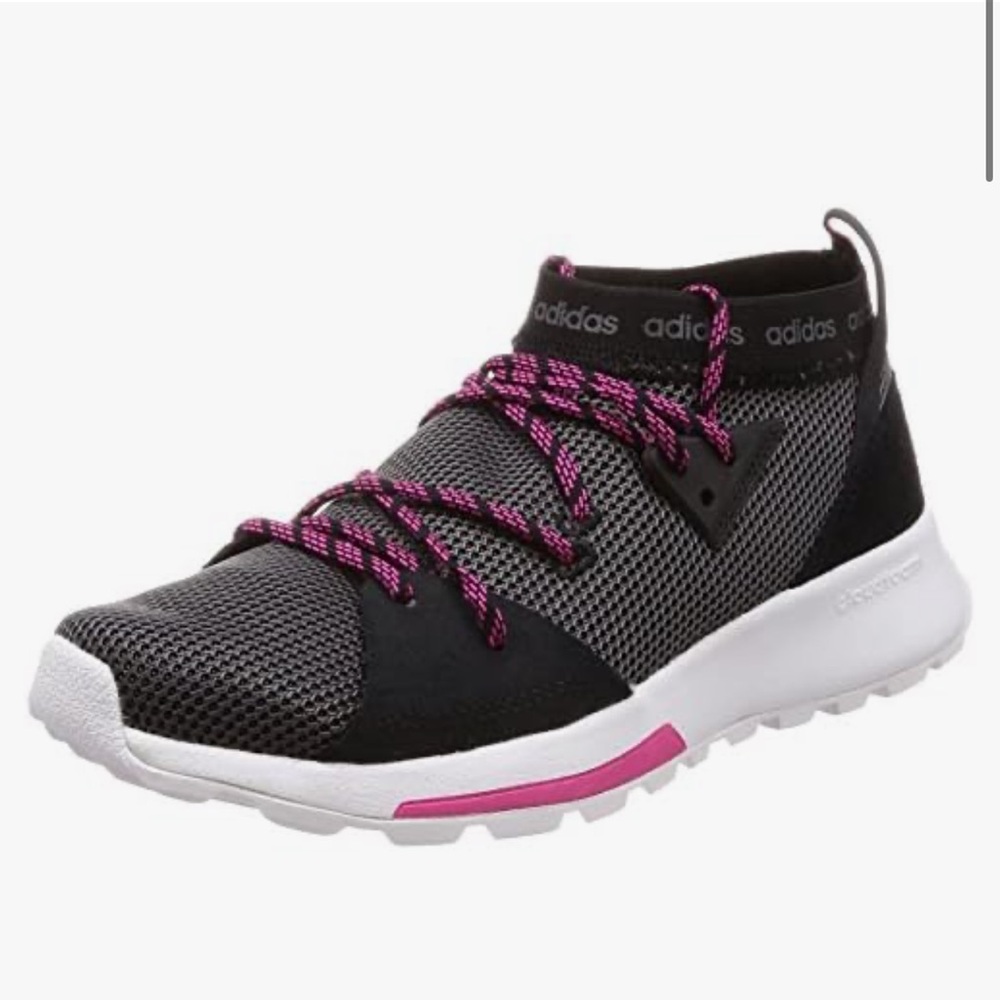 NEW Adidas Womens Quesa Cloudfoam Black/Gray Running Shoes Sneakers Size 8